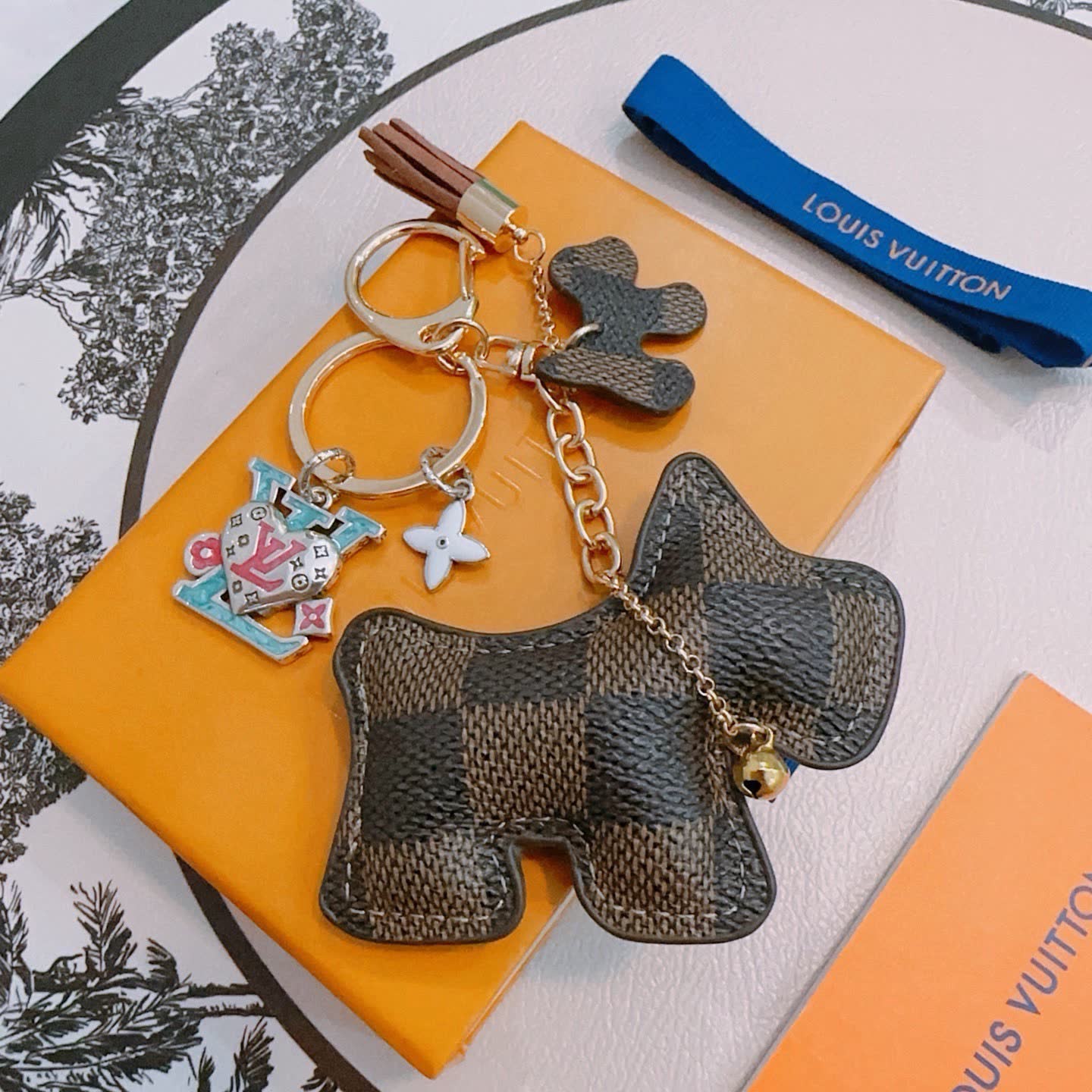 Louis Vuitton Monogram Bear Keychain